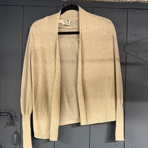 LOFT Sparkling Beige Cardigan